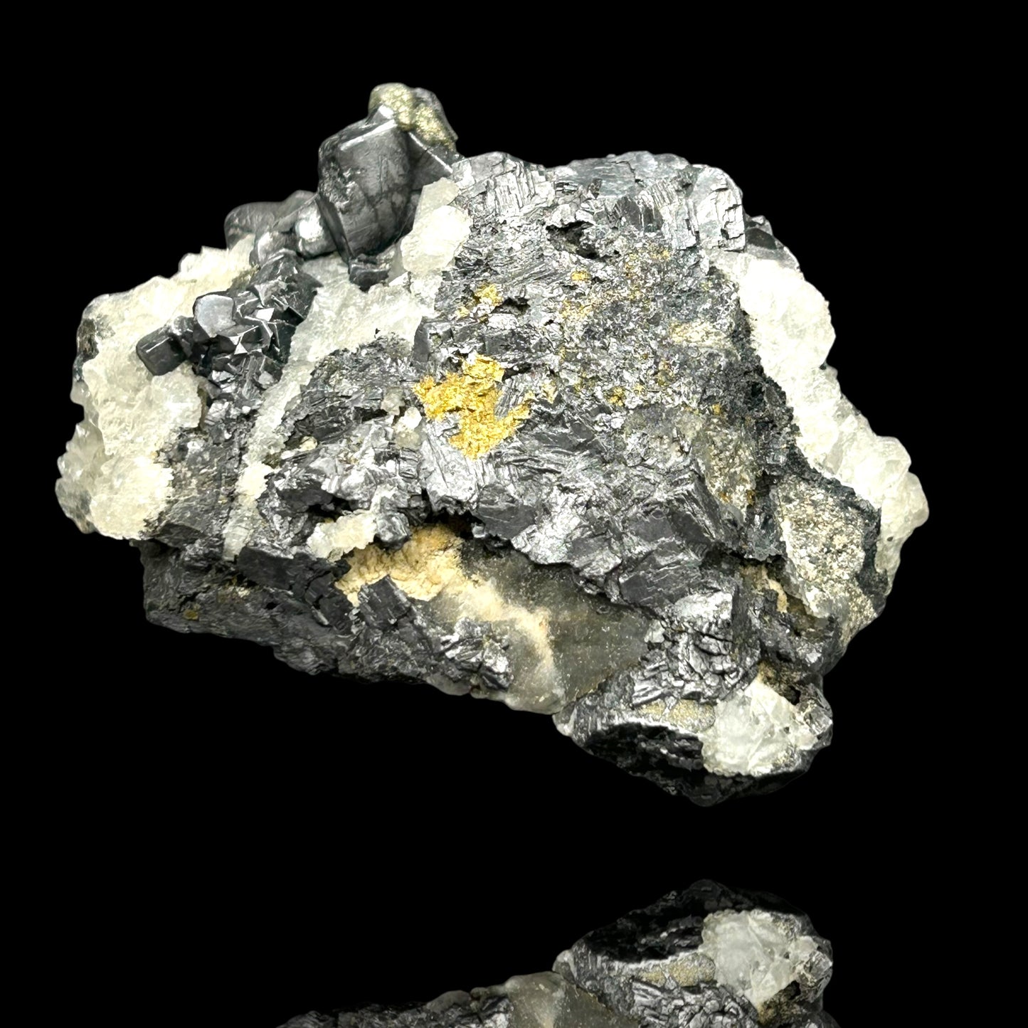 Galena, Pyrite, Quartz - Bad Grund, Harz mts.