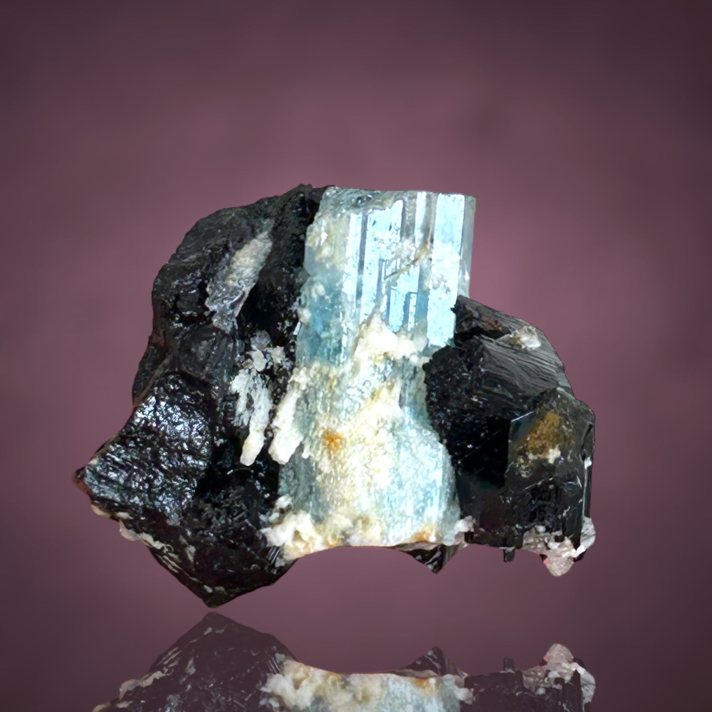 Aquamarine, Schorl Tourmaline - Erongo, Namibia