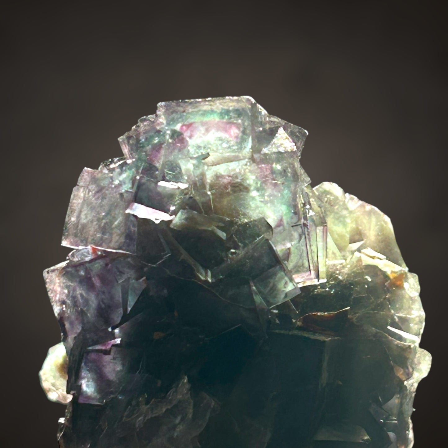 Phantom fluorite - Okorusu, Namibia