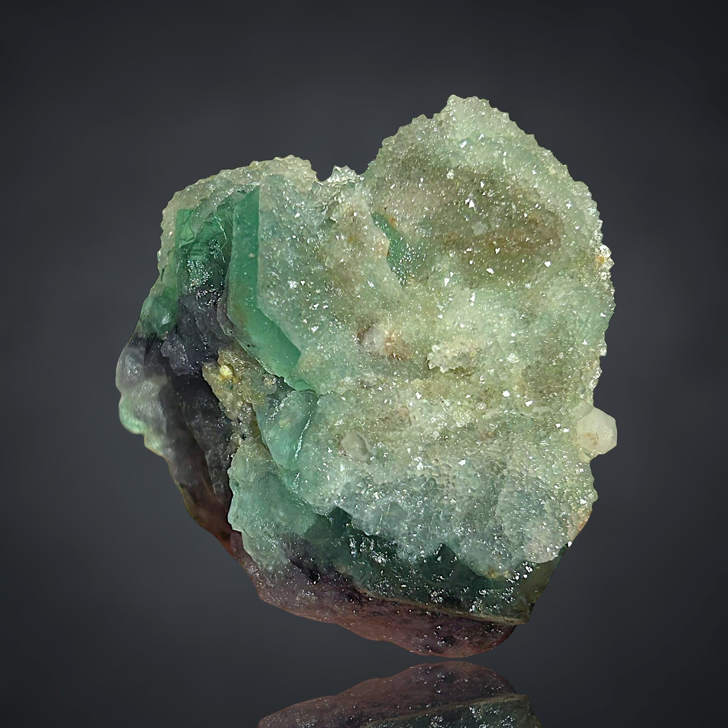 Fluorite, Quartz - Riemvasmaak, RSA