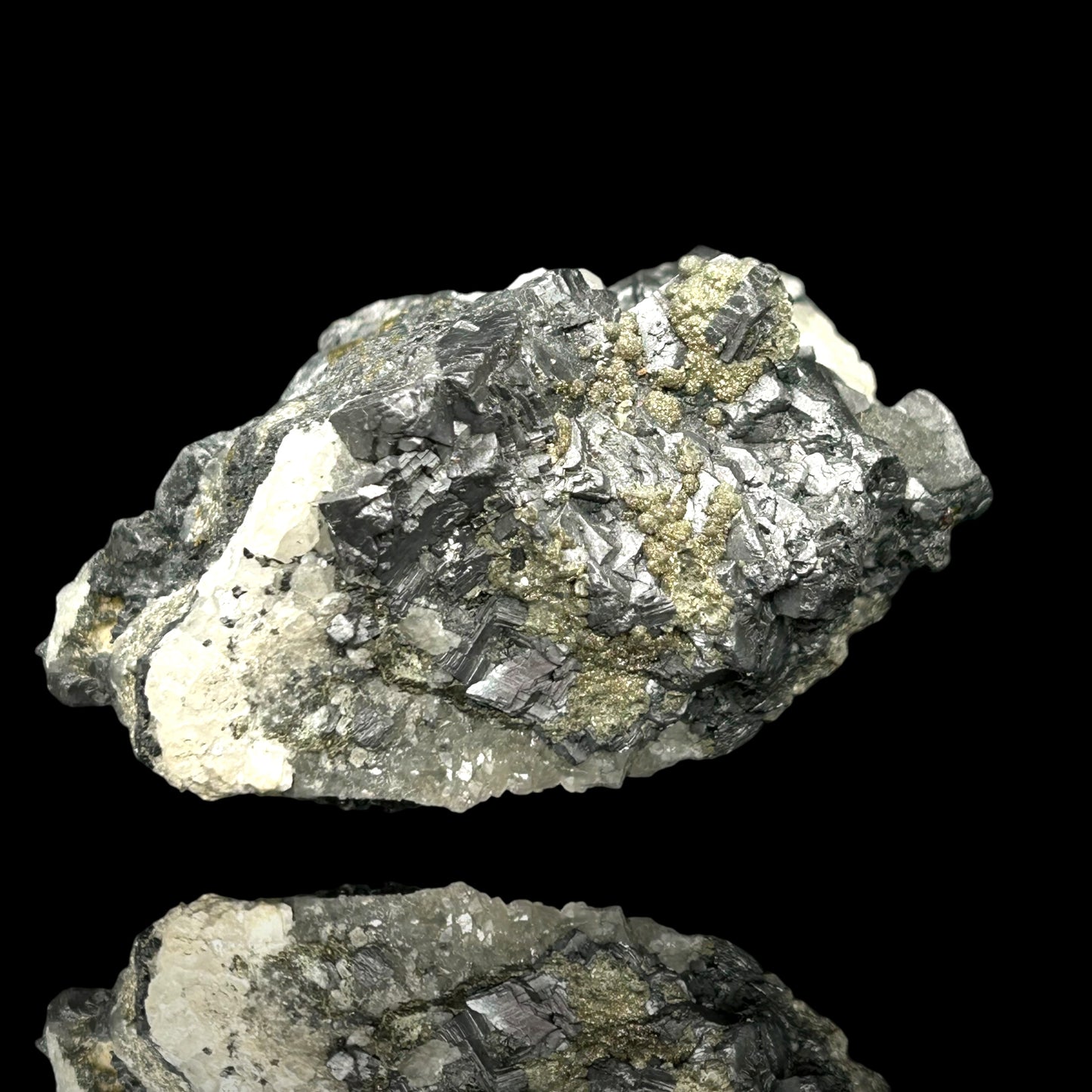 Galena, Pyrite, Quartz - Bad Grund, Harz mts.