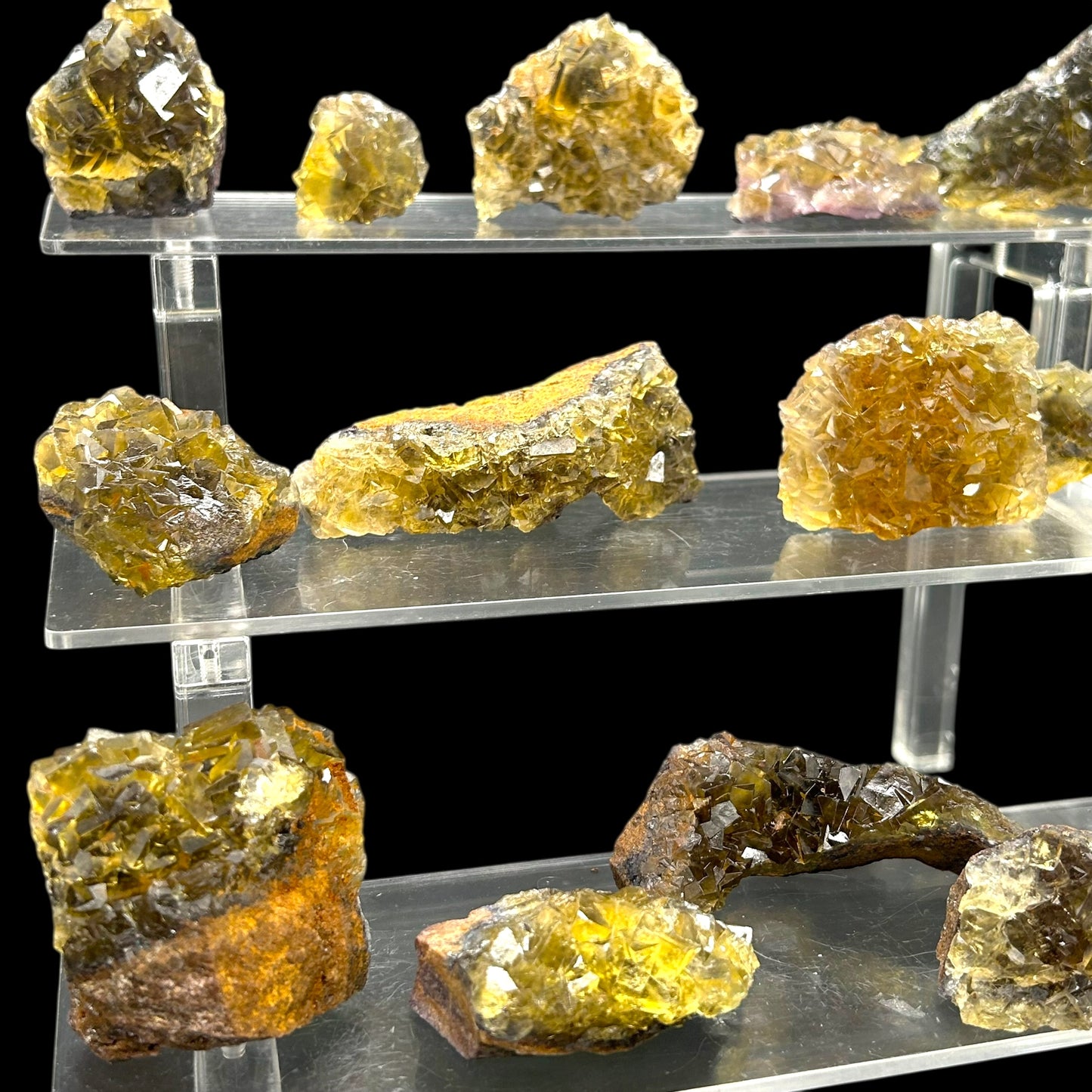 14x Fluorite - Okorusu, Namibia