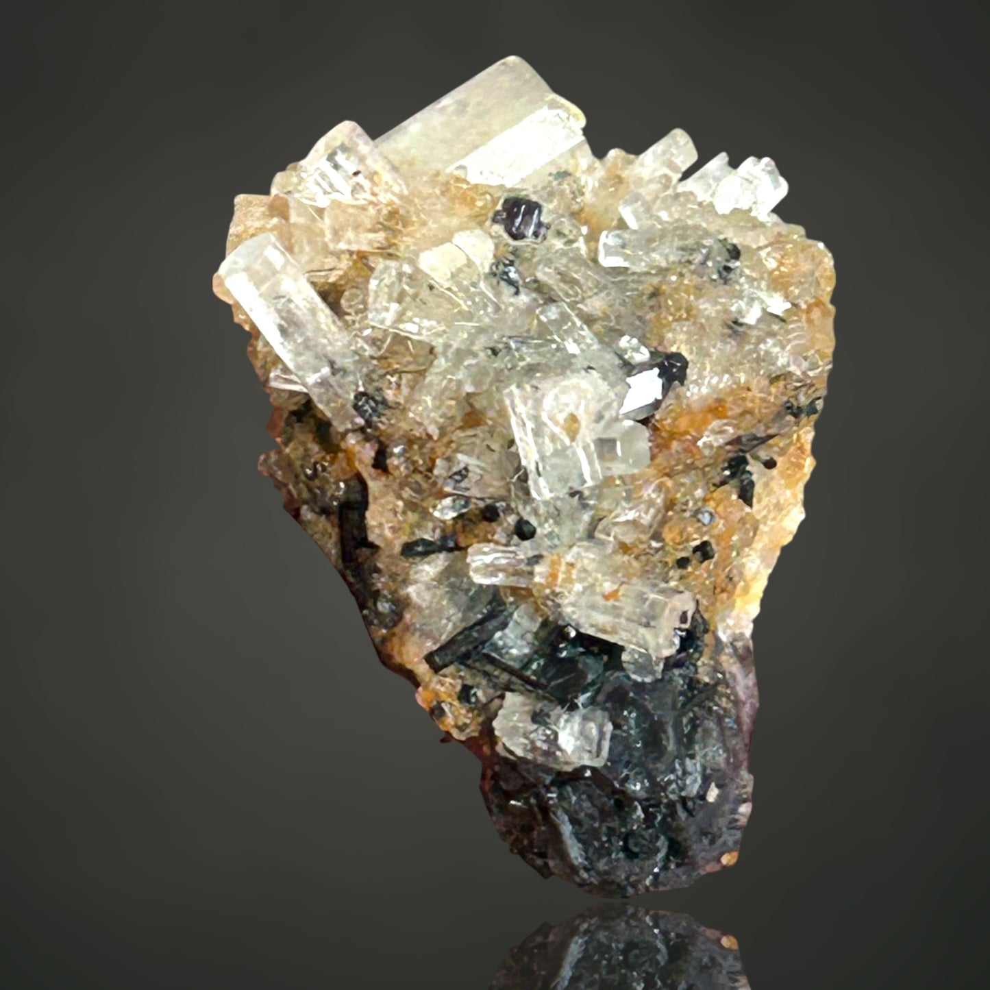 Goshenite, Fluorite - Erongo, Namibia