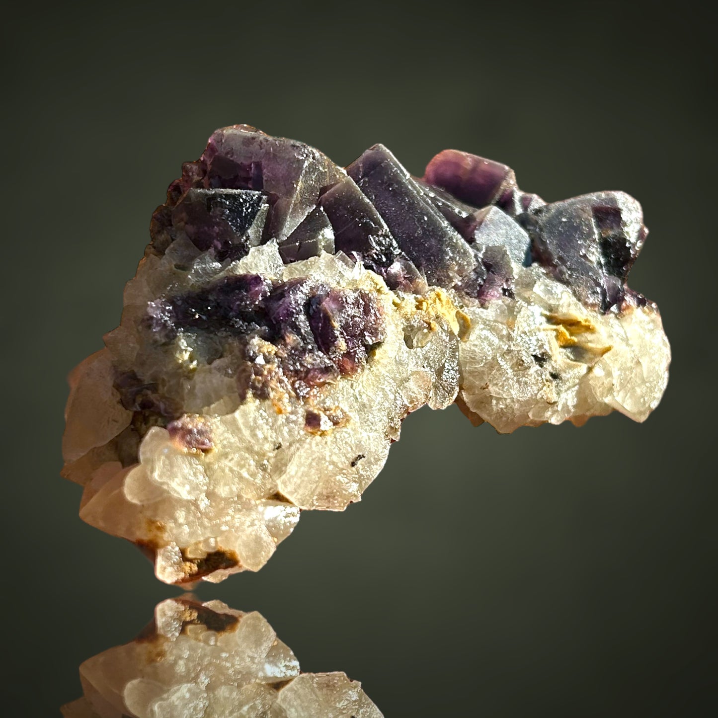 Fluorite, Calcite - Weisseck, Lungau