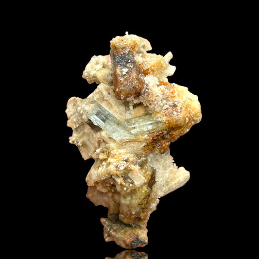 Hyalite, Aquamarine, Orthoclase - Erongo, Namibia