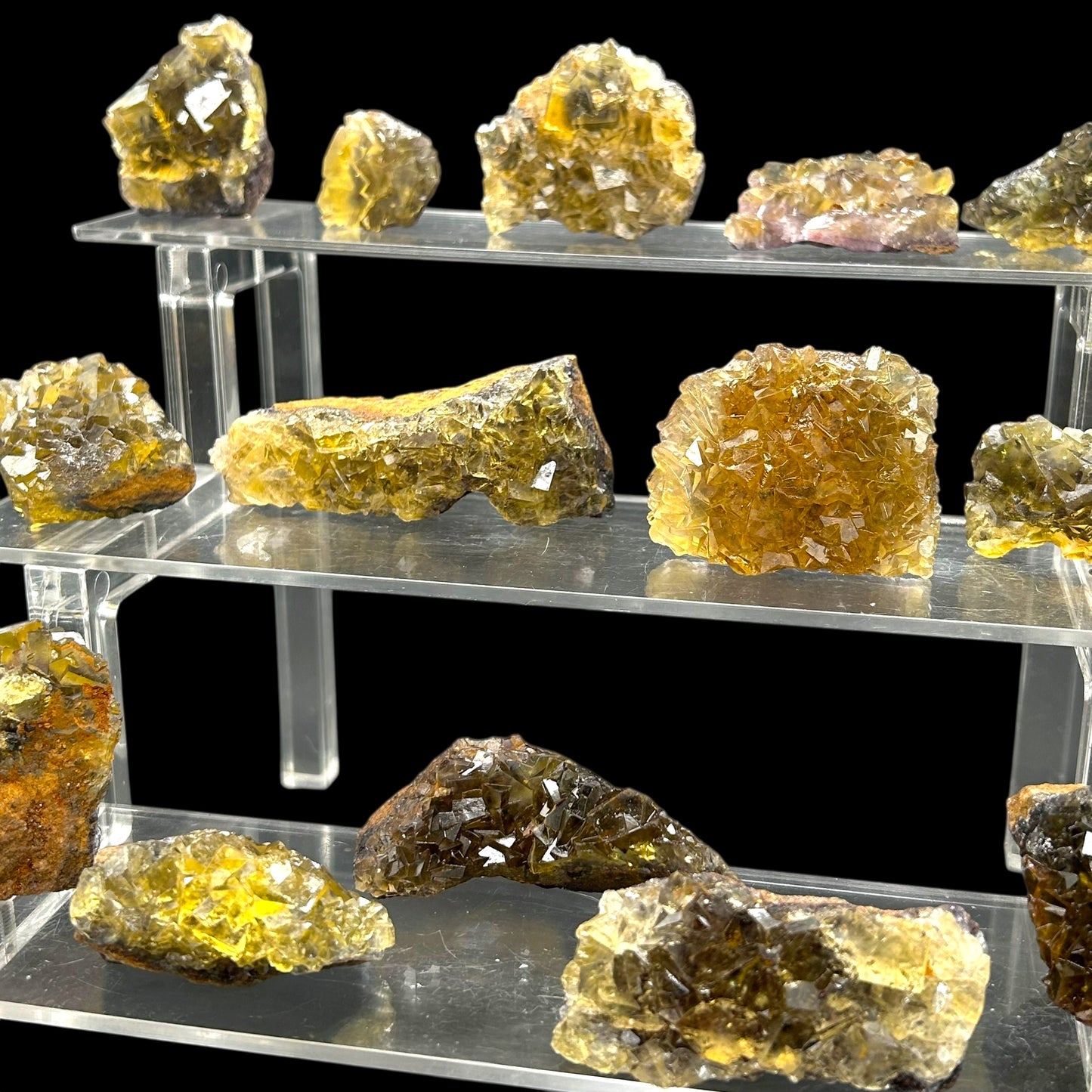 14x Fluorite - Okorusu, Namibia