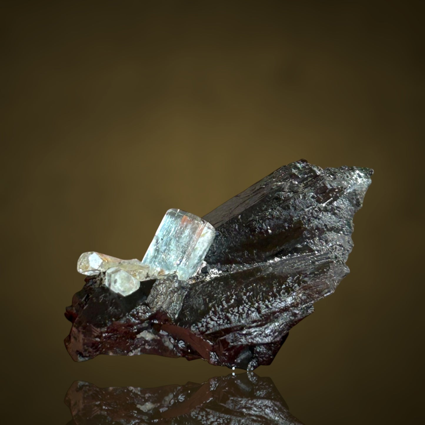 Aquamarine, Schorl Tourmaline - Erongo, Namibia