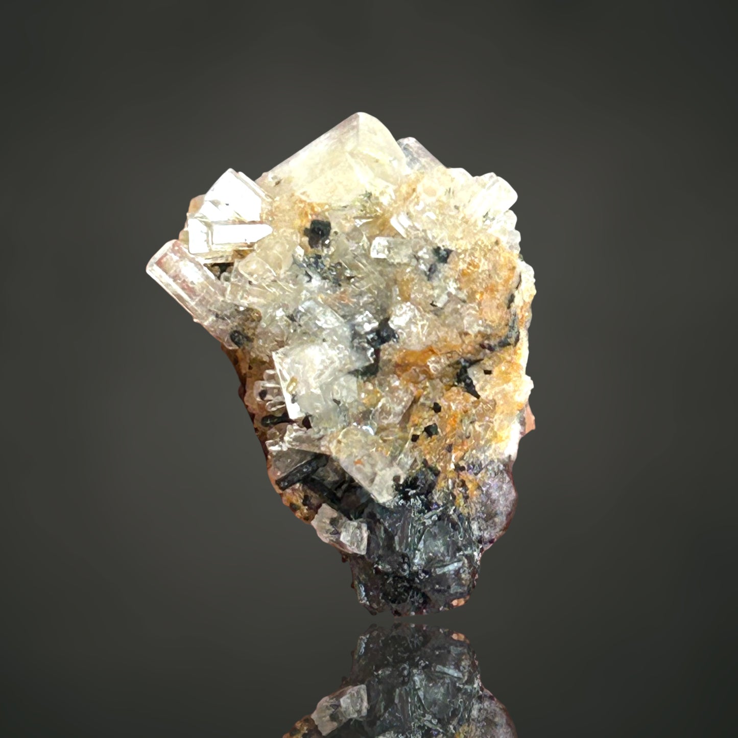 Goshenite, Fluorite - Erongo, Namibia