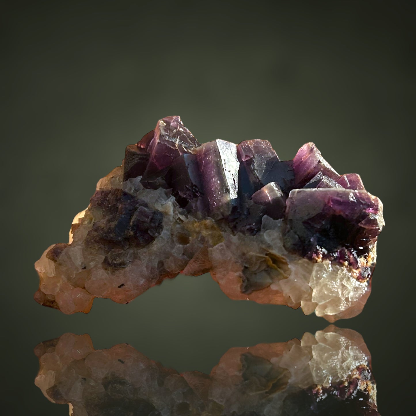 Fluorite, Calcite - Weisseck, Lungau