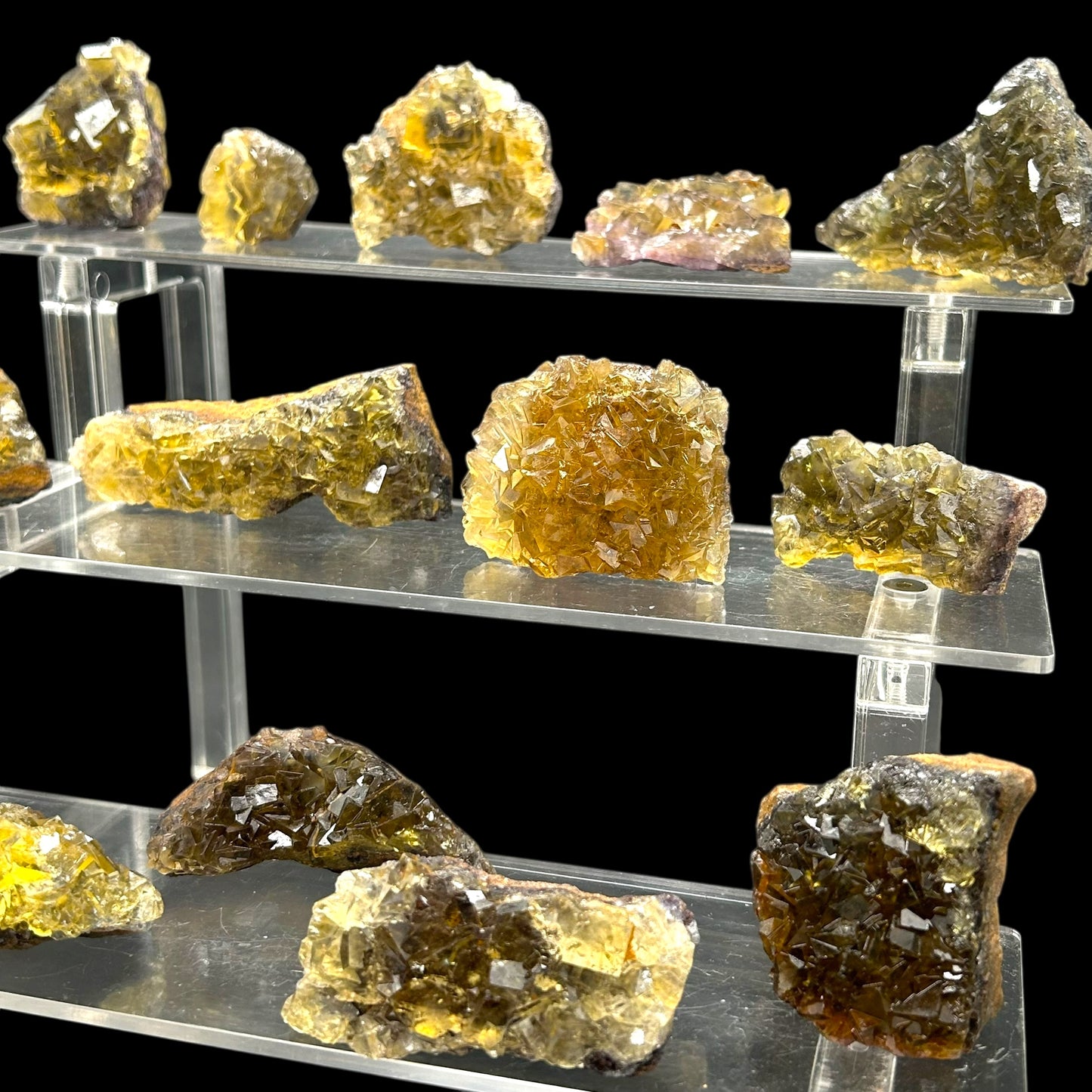 14x Fluorite - Okorusu, Namibia