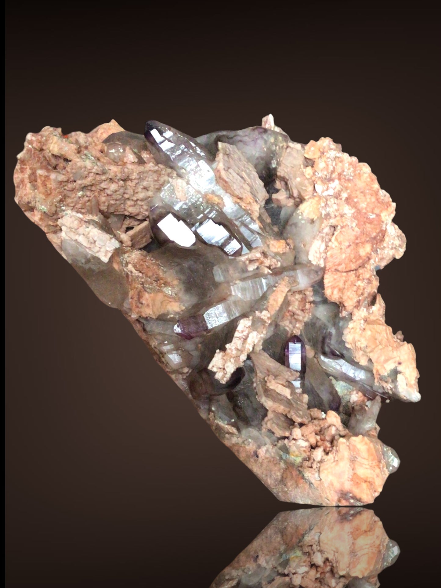 Sceptre Quartz in Vug – Brandberg area, Namibia