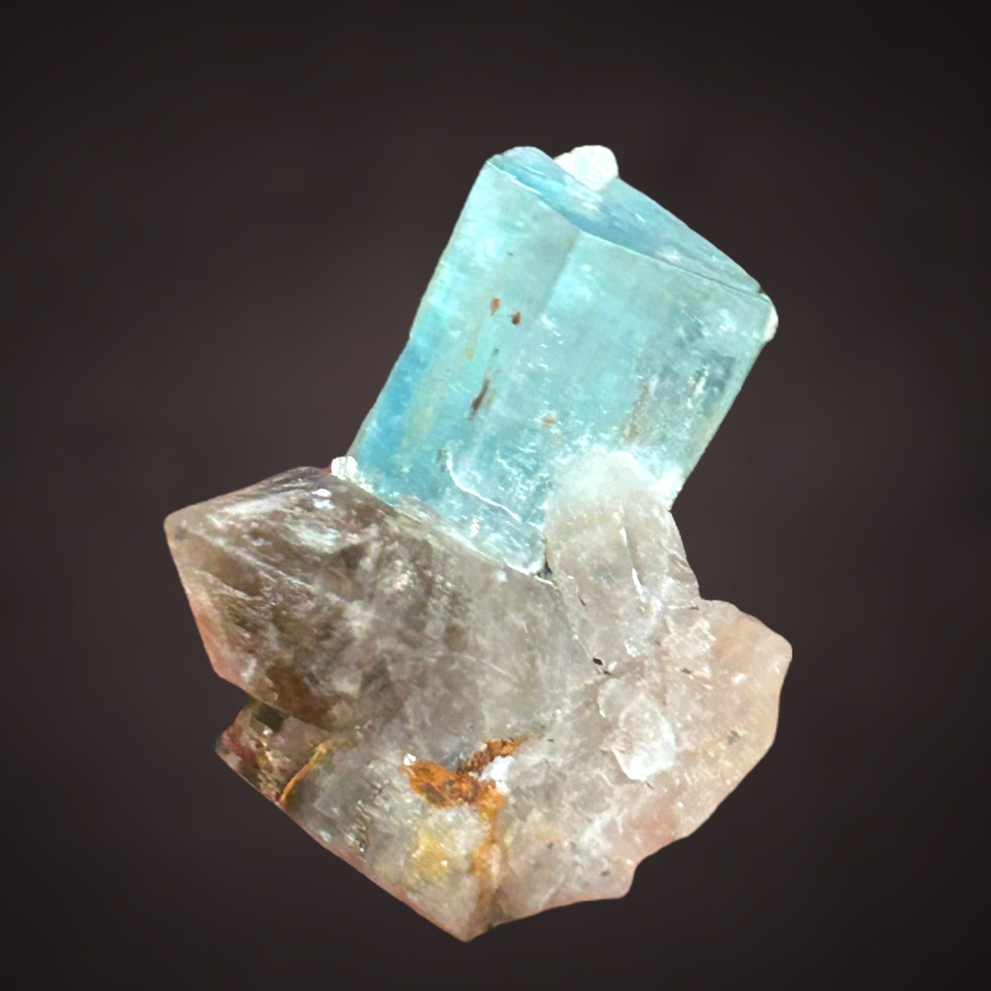 Aquamarin/e, Rauchquarz/smokyquartz - Erongo, Namibia