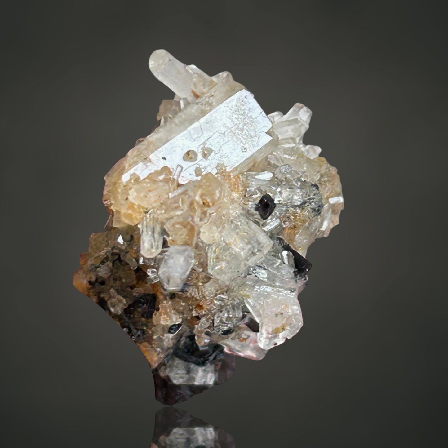 Goshenite, Fluorite - Erongo, Namibia