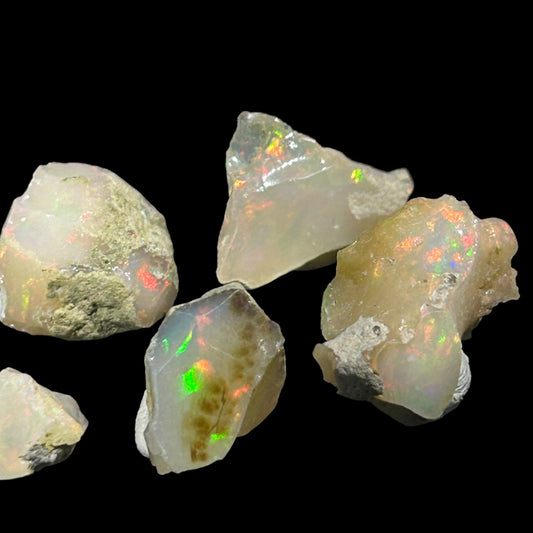 7 x flashy opal - Region Wollo, Ethiopia