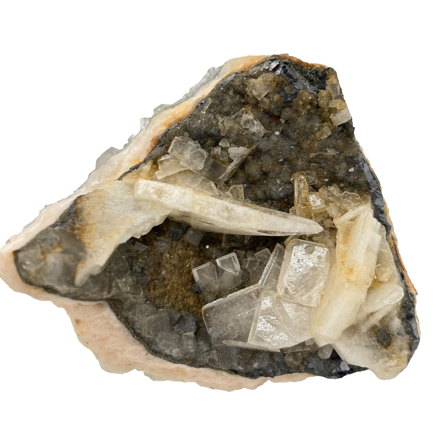 Fluorite, Baryte, Galena - Halsbrücke, Freiberg