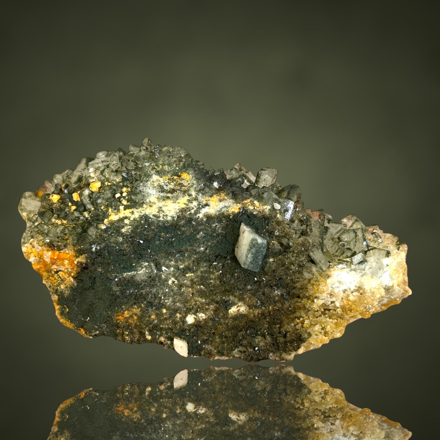 Anatase, Titanite, Adularia - Pinzgau, Alps
