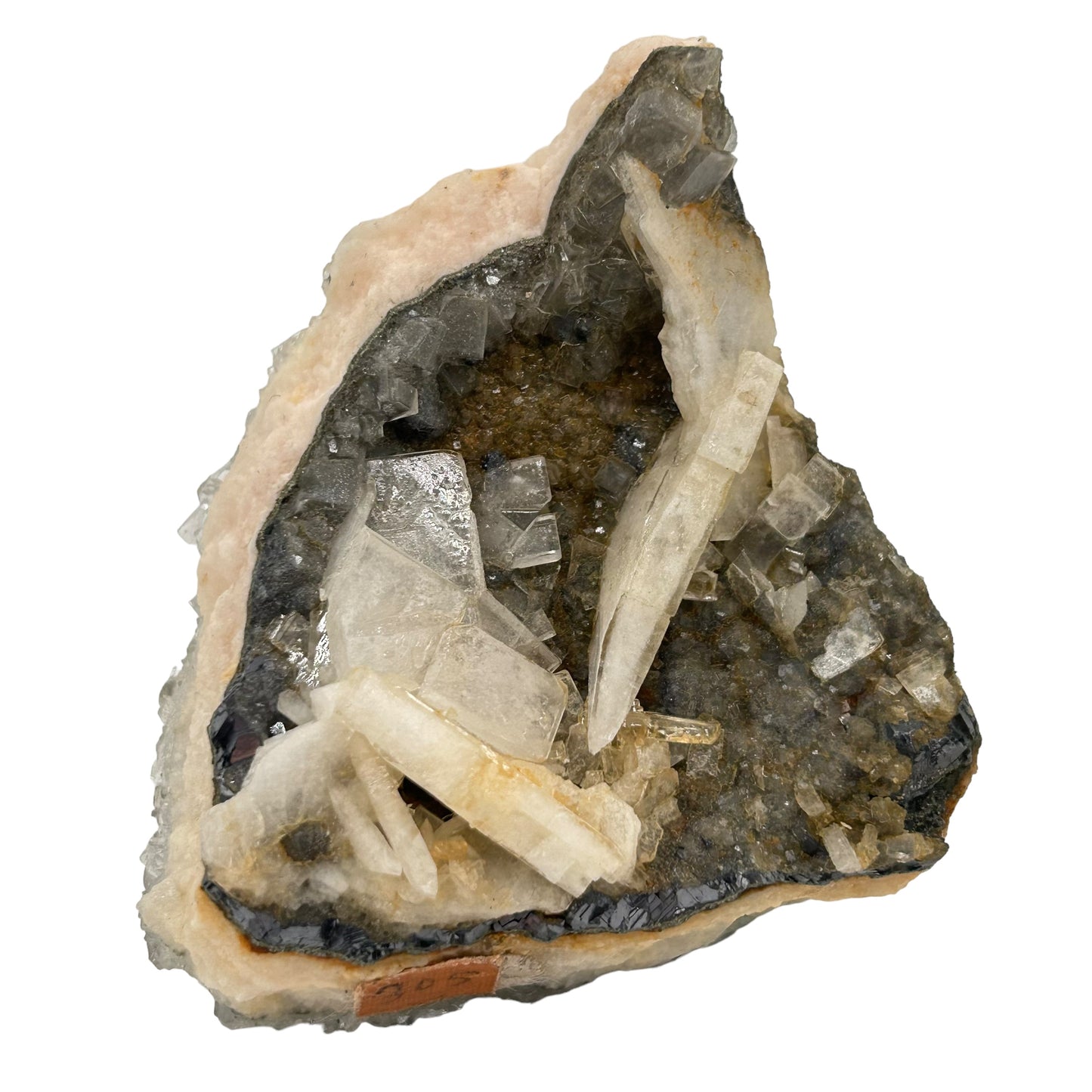 Fluorite, Baryte, Galena - Halsbrücke, Freiberg