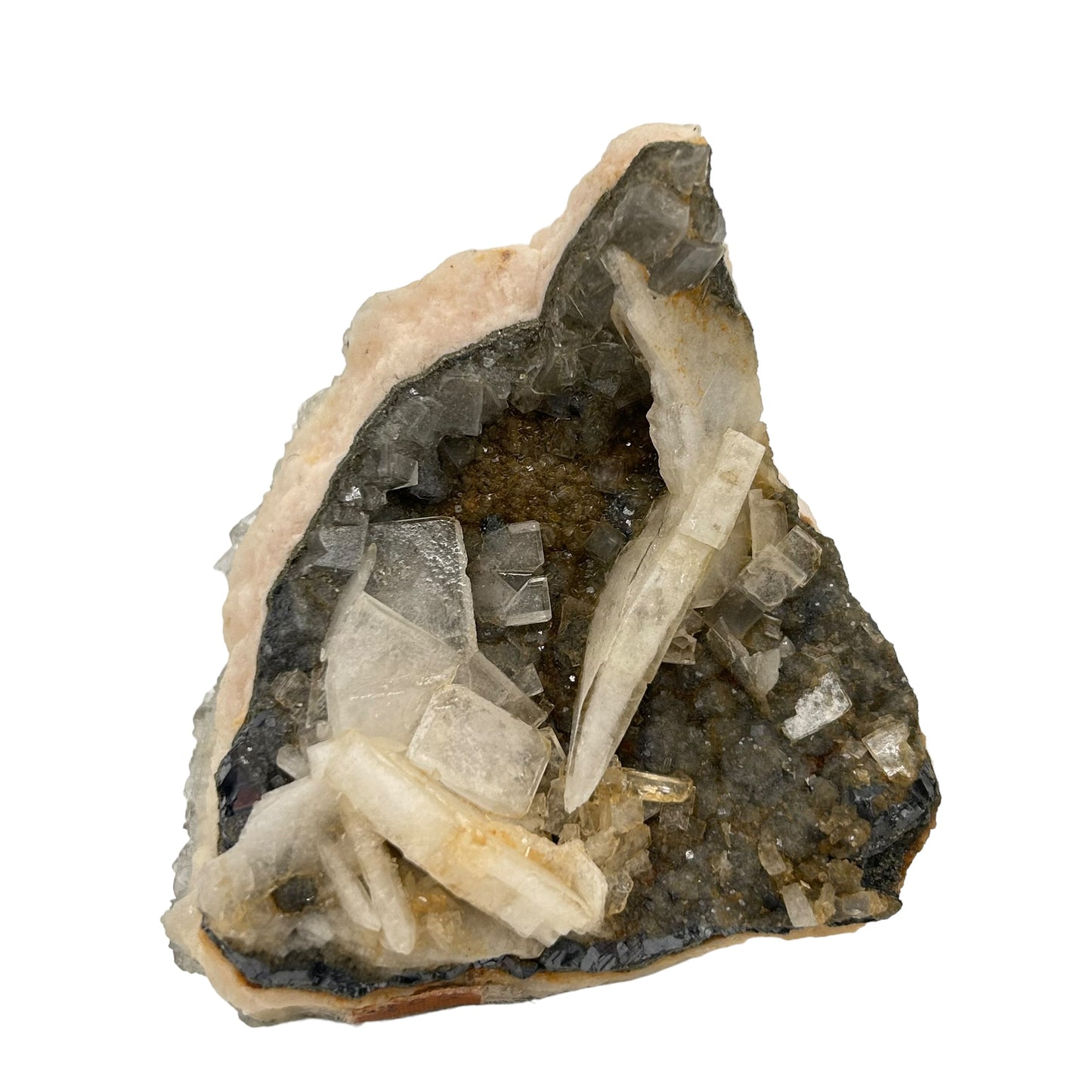 Fluorite, Baryte, Galena - Halsbrücke, Freiberg