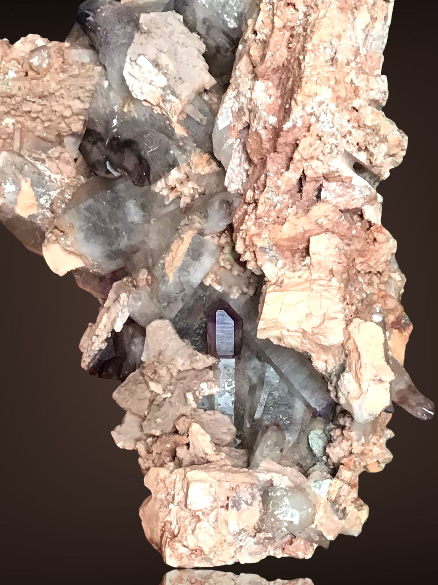 Sceptre Quartz in Vug – Brandberg area, Namibia