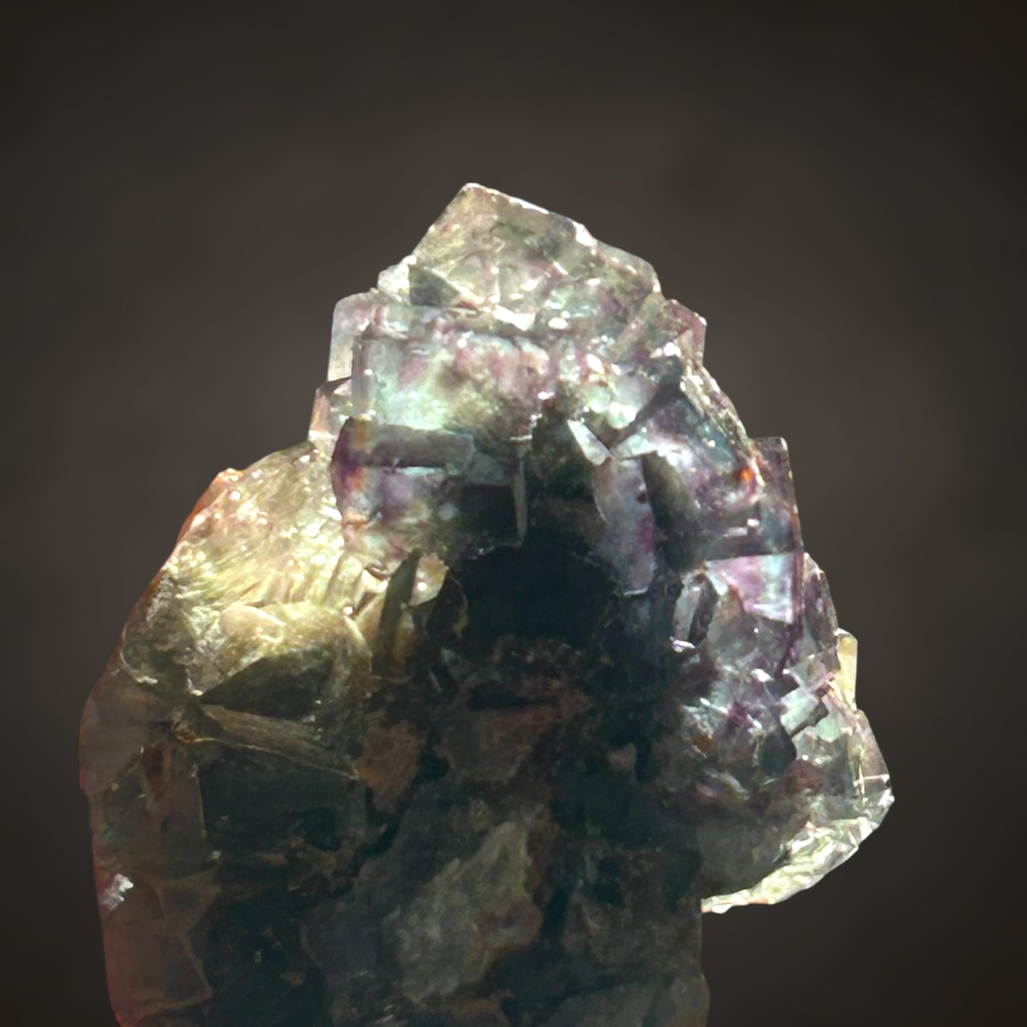 Phantom fluorite - Okorusu, Namibia