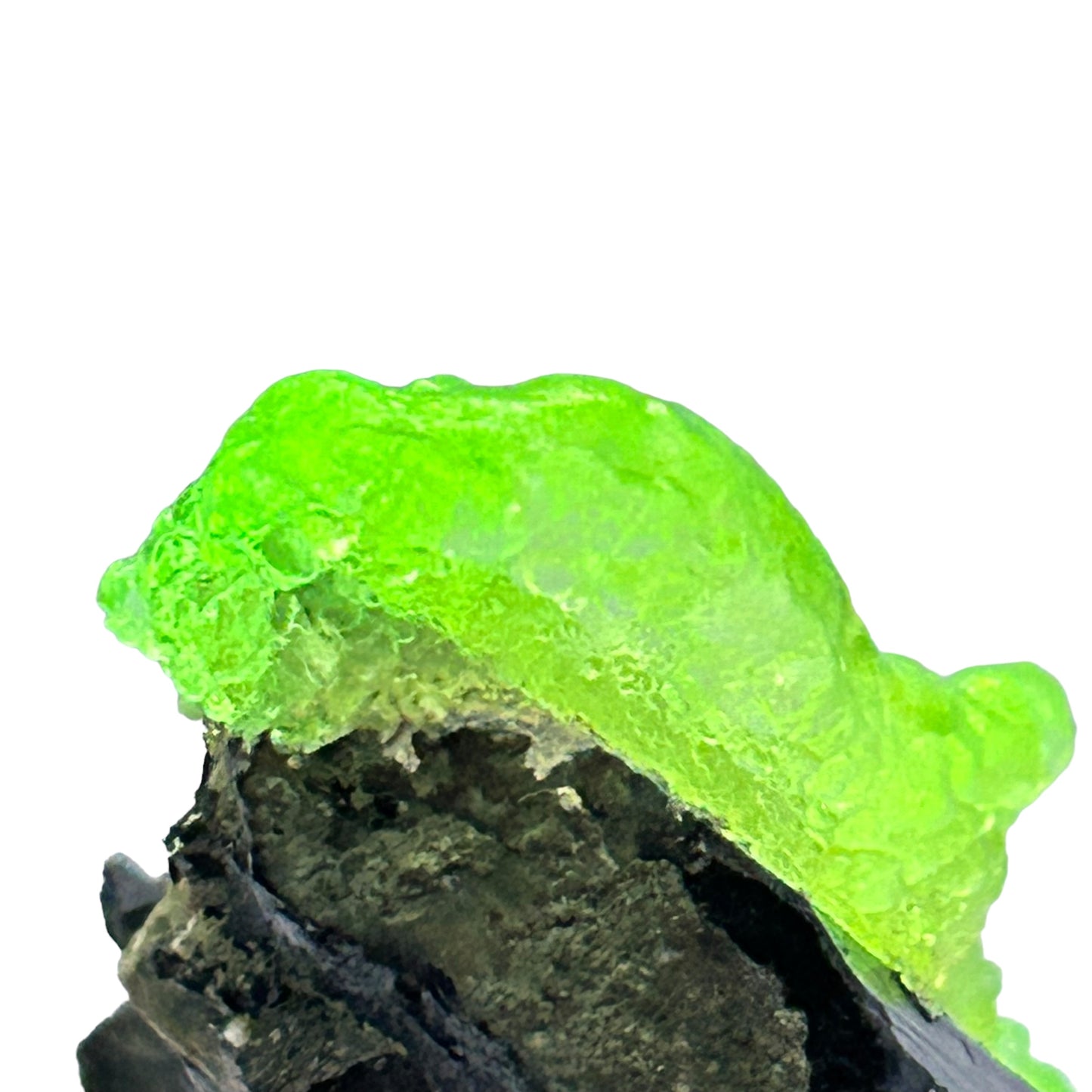 Hyalite on Schorl Tourmaline - Erongo, Namibia