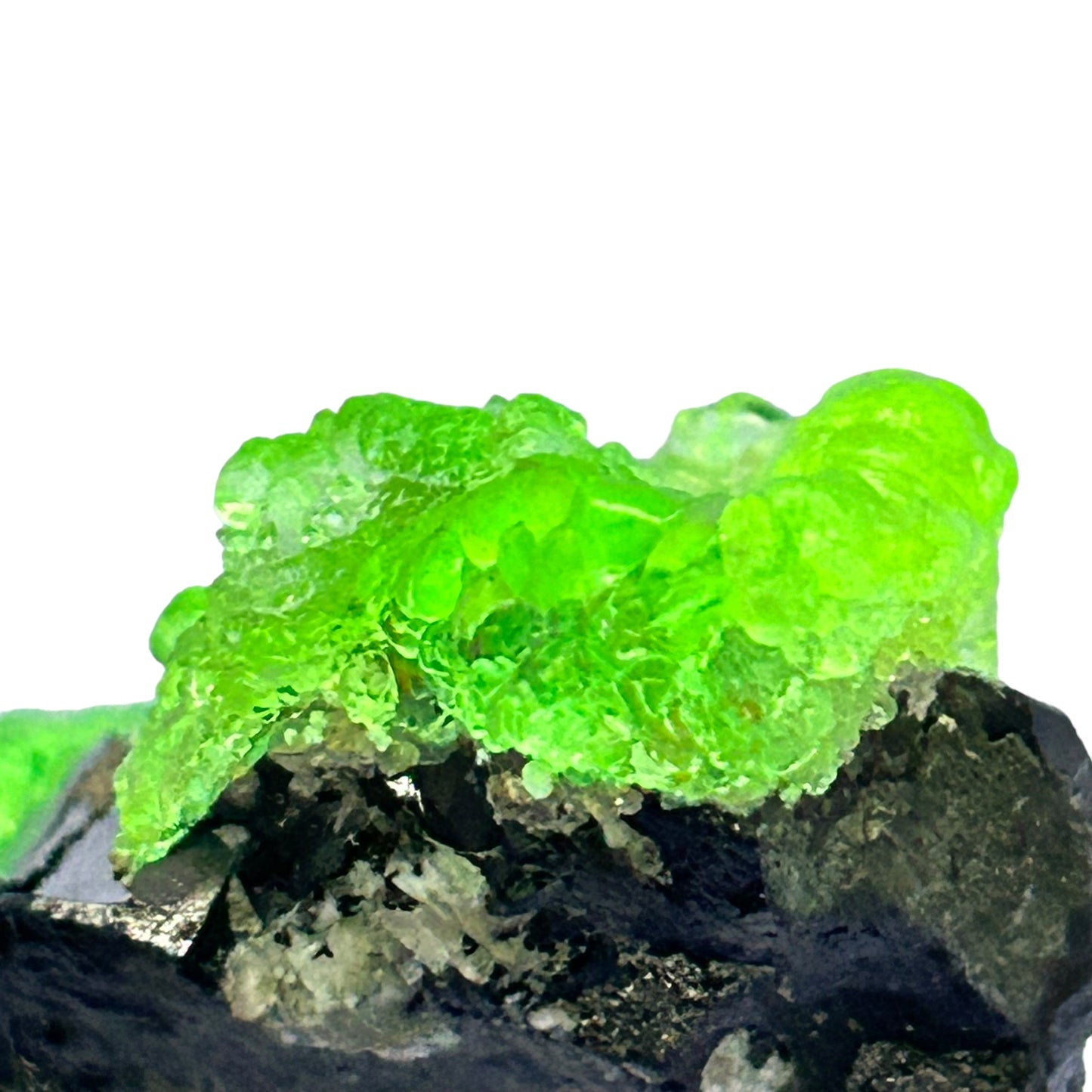 Hyalite on Schorl Tourmaline - Erongo, Namibia