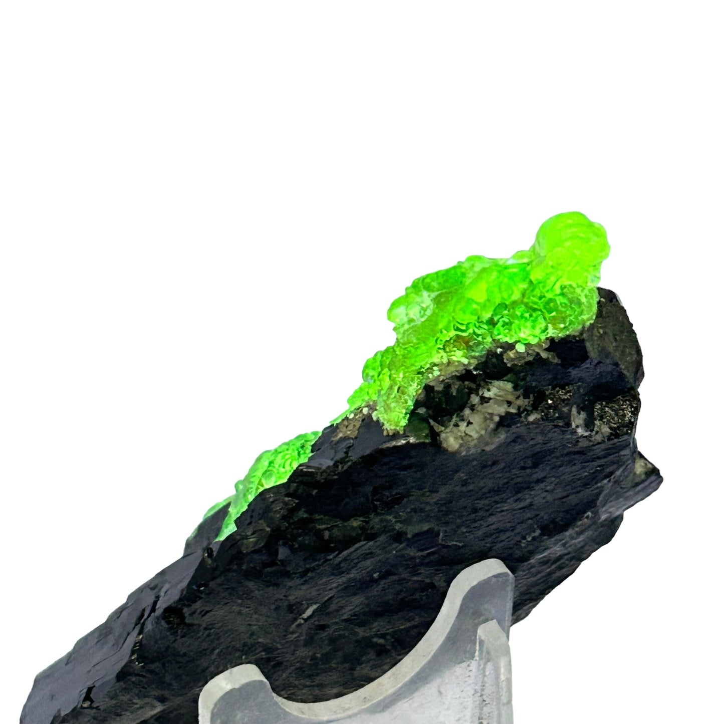 Hyalite on Schorl Tourmaline - Erongo, Namibia