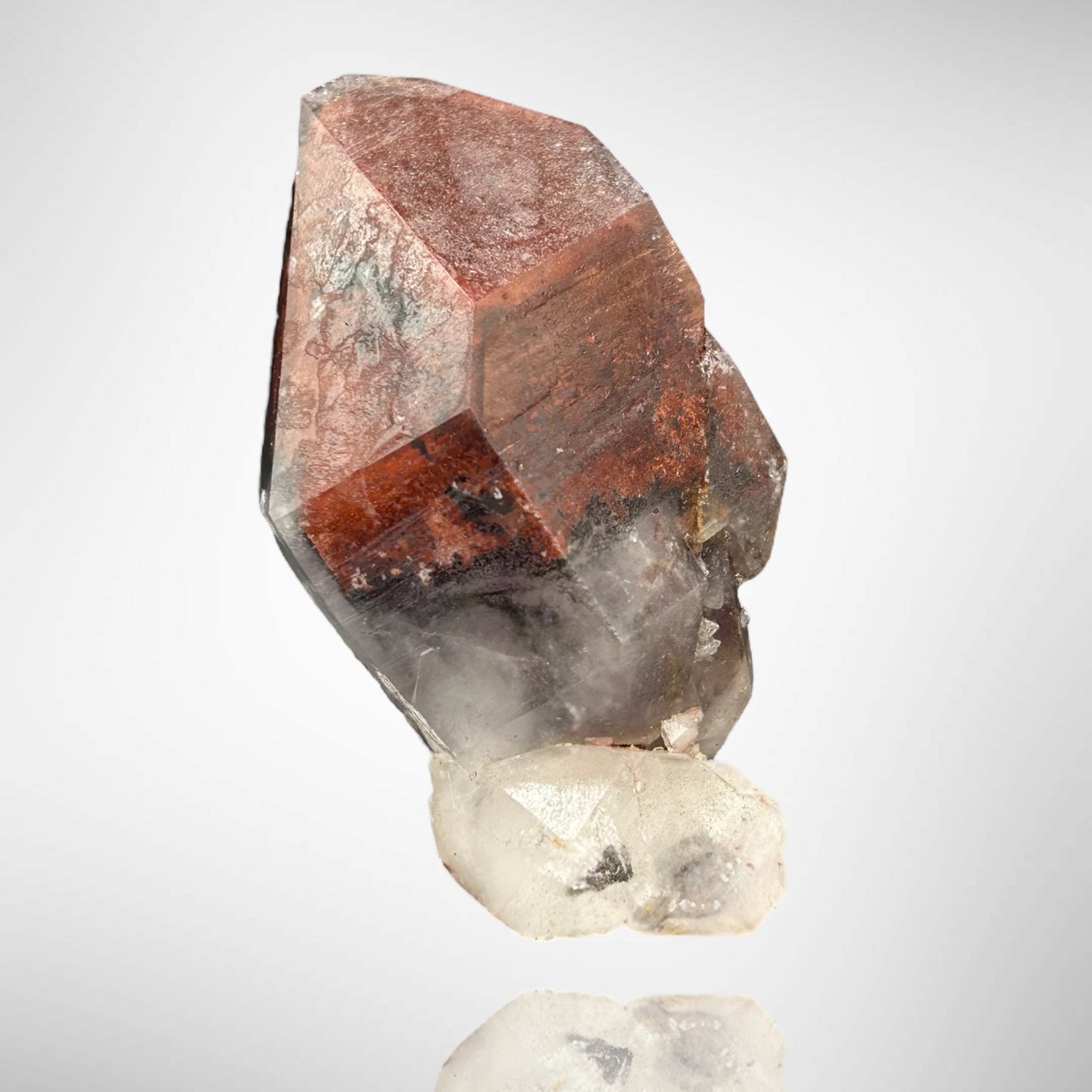 Amethystscepter with Hematite phantom - Orange River, RSA