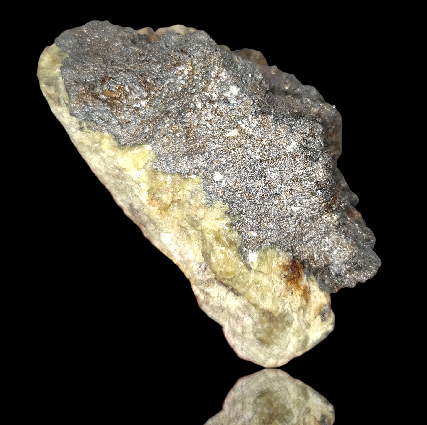 Gediegen Wismut – Schacht 371, Hartenstein, Erzgebirge