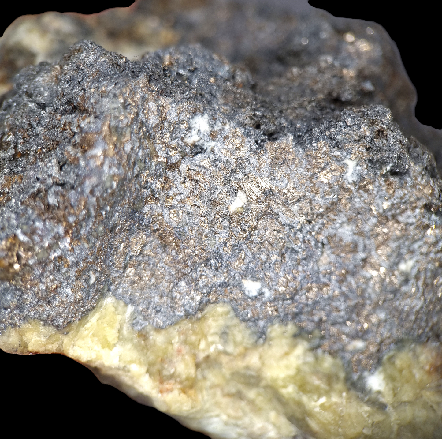 Gediegen Wismut – Schacht 371, Hartenstein, Erzgebirge